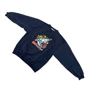 Walt Disney World Crewneck Sweatshirt Mickey Wizard Hat Embroidered  Sz XL. EUC!